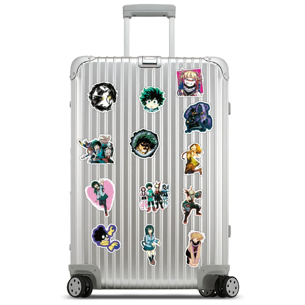 50PCS Riman My Hero Academia Graffiti Stickers DIY Diary Bicycle Laptop Suitcase Skateboard Removable Stickers