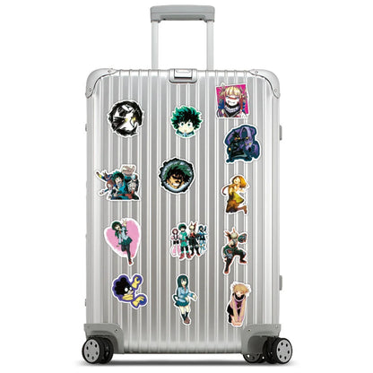 50PCS Riman My Hero Academia Graffiti Stickers DIY Diary Bicycle Laptop Suitcase Skateboard Removable Stickers
