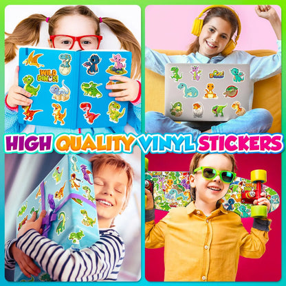50PCS Cartoon Dinosaur Sticker New personal Sticker Water Skateboard Waterproof Toy Graffiti Sticker