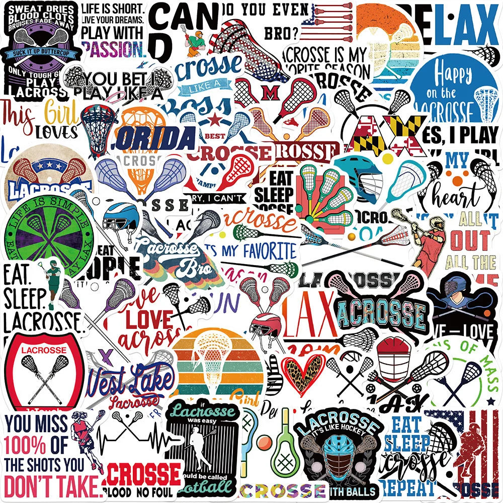 50PCS  new stick tennis bat sticker package cartoon creative animation luggage table chair decoration waterproof