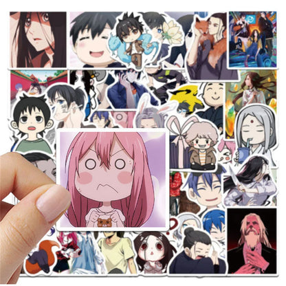 50PCS    AnimationUnder One Person Personalized Graffiti Sticker Notebook Computer Skateboard Decoration Waterproof