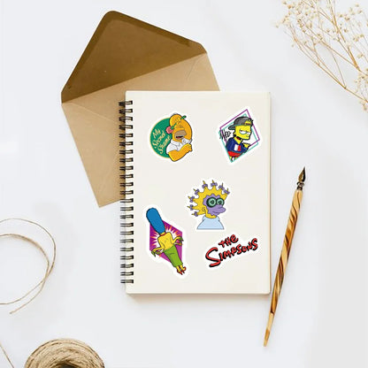 50PCS European and American Cartoon Animation Graffiti Stickers Water Cup Suitcase Laptop Skateboard Stickers