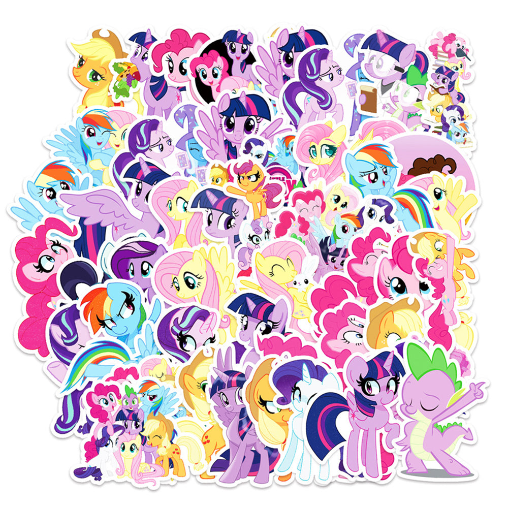 50PCS Rainbow Unicorn Stickers - Magical Fantasy Decals for Laptops, Water Bottles, Planners & Birthday Party Favors