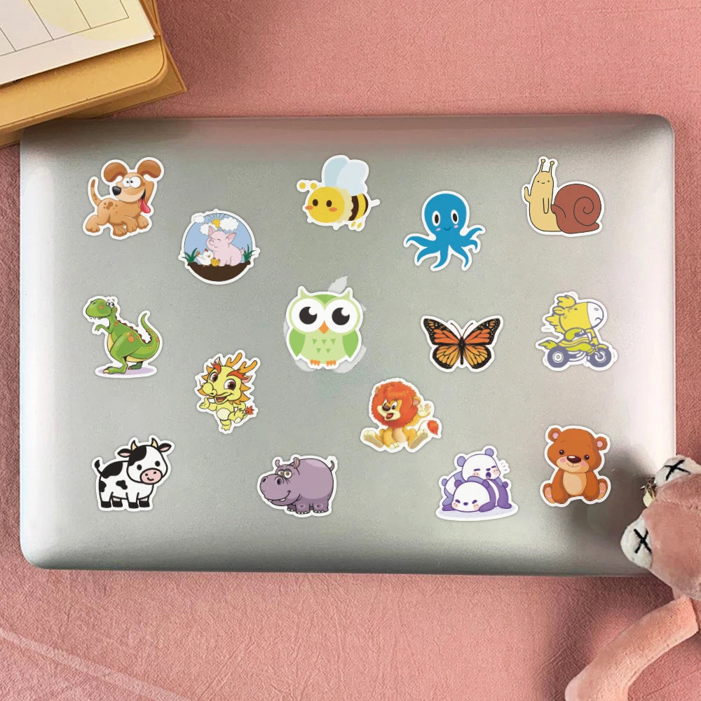 50PCS Retro Mushroom Personality Graffiti Sticker Skateboard Luggage Water Cup Refrigerator Waterproof
