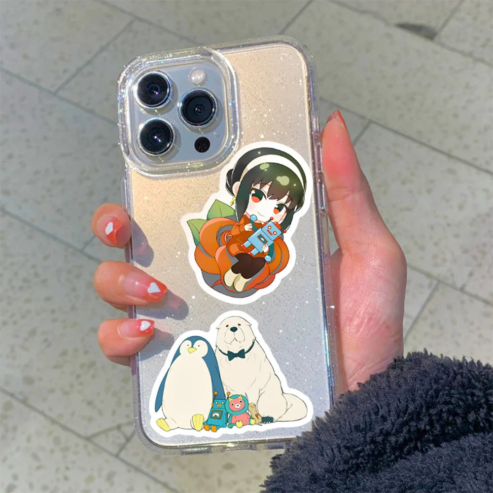 50PCS cartoon animation SPY * Family graffiti stickers, personalized fashion and creative DIY decorative stickers, toys, skateboards, luggage, mobile phone cases, helmets, guitars, popular stickers