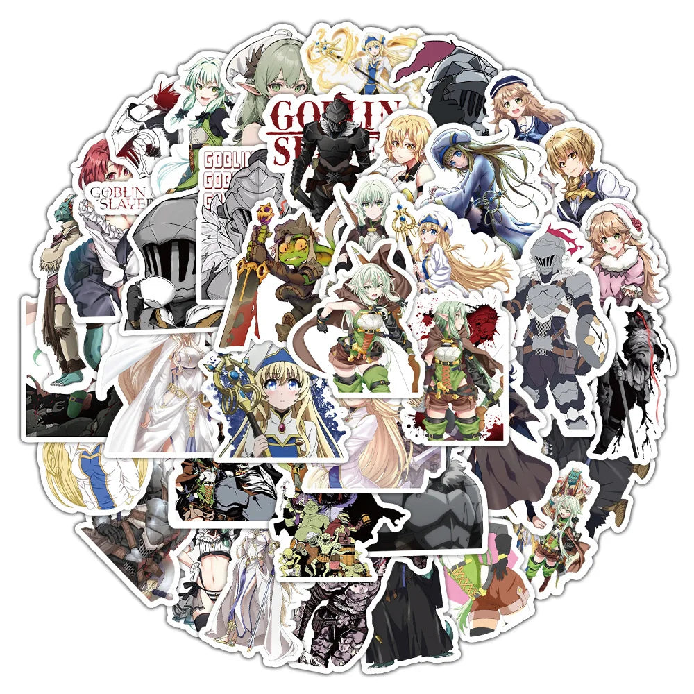50PCS Goblin Ecology Stickers - Subterranean Class Struggle Decals for Marginalized Narratives, Systemic Violence Maps & Monstrous Empathy Journals