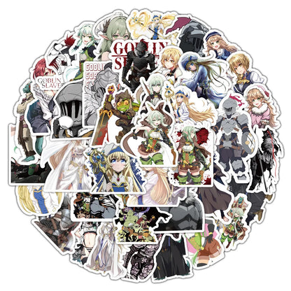 50PCS Goblin Ecology Stickers - Subterranean Class Struggle Decals for Marginalized Narratives, Systemic Violence Maps & Monstrous Empathy Journals