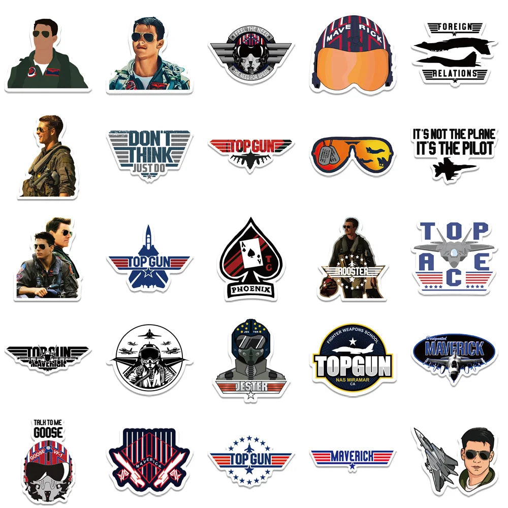 50 pieces of gorgeous and unique graffiti stickers, personalized and fashionable DIY exquisite creative trend decorative stickers, mugs, toys, skateboards, helmets, guitars, and popular stickers