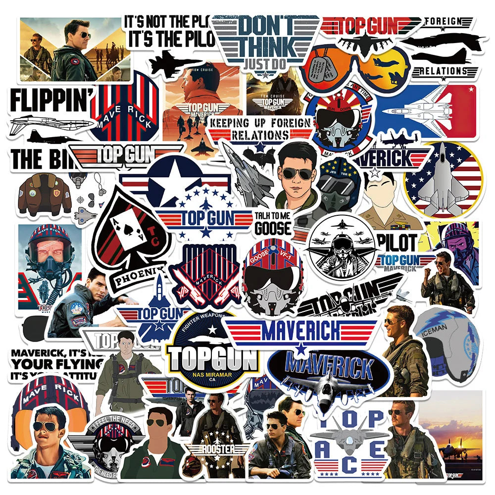 50 pieces of gorgeous and unique graffiti stickers, personalized and fashionable DIY exquisite creative trend decorative stickers, mugs, toys, skateboards, helmets, guitars, and popular stickers