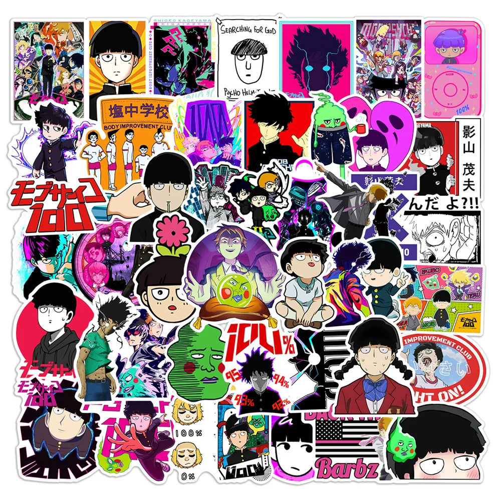 50PCS Riman Psionic 100% Graffiti Waterproof Sticker Personality Creative Trend Decal Skateboard Water Cup Guitar