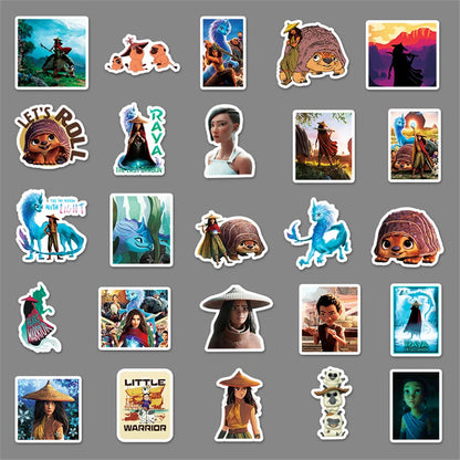 50PCS New Dragon Legend Cartoon Creative Sticker Water Cup Suitcase Computer Car Skateboard  Waterproof  Sticker