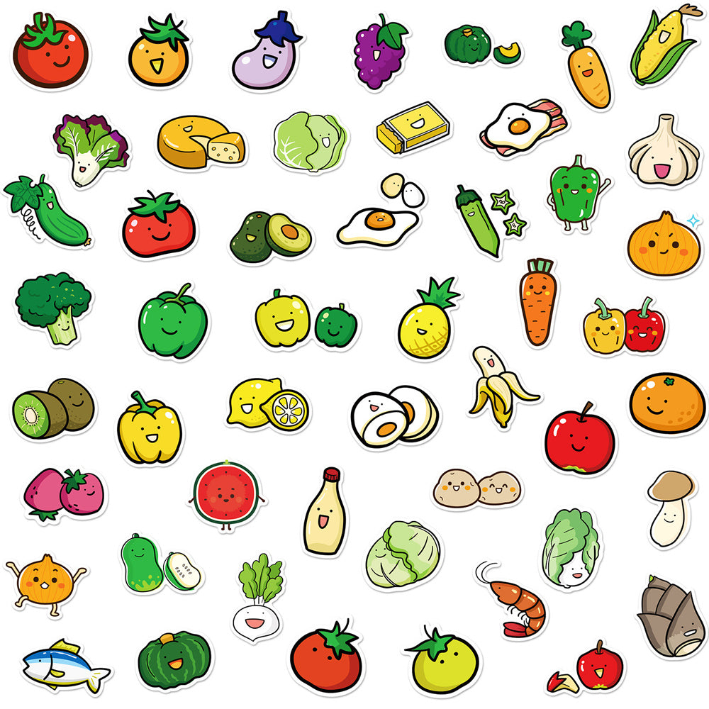 50PCS Infant Food Semiotics Stickers - Weaning Culture Decals for Maternal Anxiety Maps, Puree Politics Journals & First Bite Archives