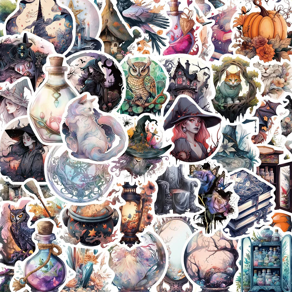 50PCS Minimalist Realistic Stickers - Clean Nature Decals for Journals, Laptops, Water Bottles & Simple Aesthetic Gifts