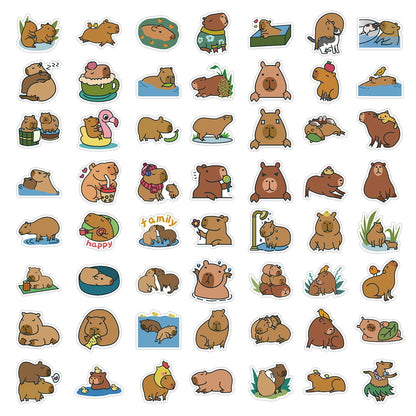 60PCS Cetacean Absurdism Stickers - Marine Joyology Decals for Oceanic Humor Maps, Dolphin Dialectics Journals & Aquatic Levity Archives
