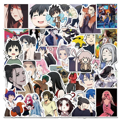 50PCS    AnimationUnder One Person Personalized Graffiti Sticker Notebook Computer Skateboard Decoration Waterproof