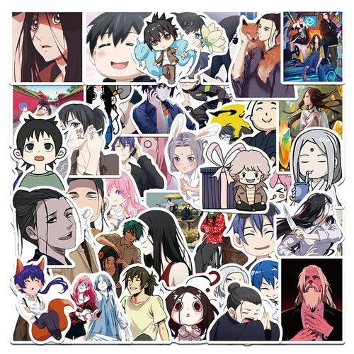 50PCS    AnimationUnder One Person Personalized Graffiti Sticker Notebook Computer Skateboard Decoration Waterproof