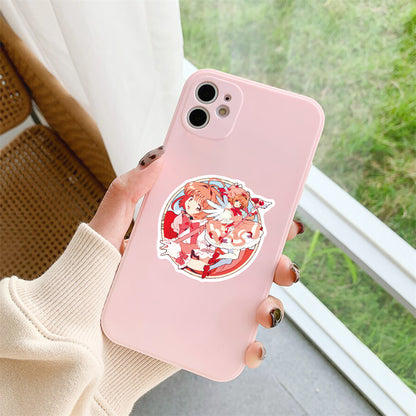 50PCS Anime Character Stickers - Cartoon Collection Decals for Laptops, Water Bottles, Journals & Otaku Gifts