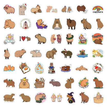 50PCS Cartoon Banana Sticker Graffiti Plant iPad Desk Notebook Helmet  Computer Pattern Scrapbook Toy Decoration