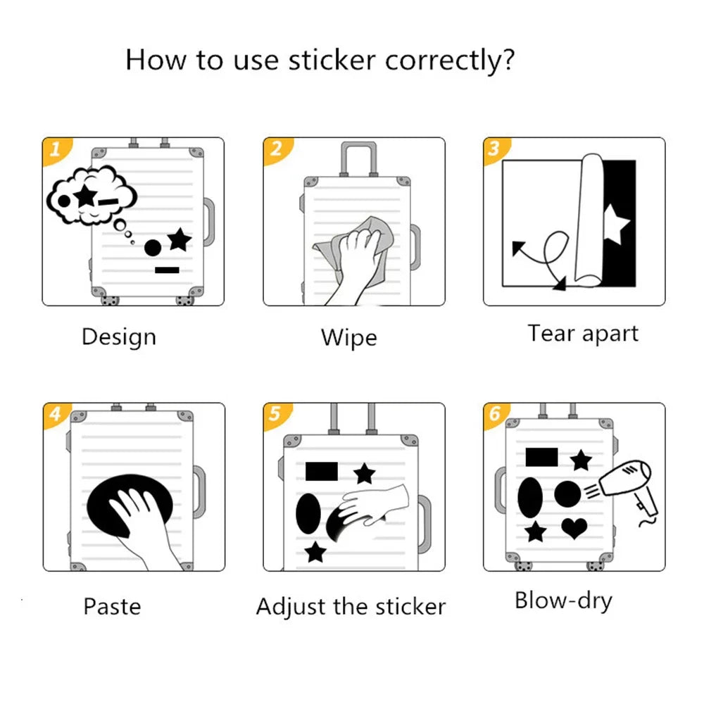 50PCS Black and White Horror Movie Theme Graffiti Waterproof Sticker Luggage Guitar Laptop Skateboard Helmet