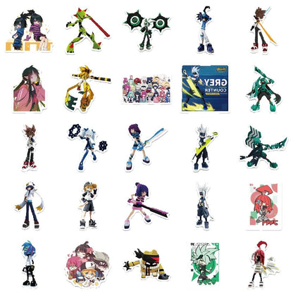 50PCS Animation Convex World Personalized Graffiti Stickers DIY Laptop Handbook Water Cup