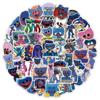 100PCS Cartoon Bobby's Playtime Doodle Stickers Personalised Fashion Creative Trend DIY Exquisite Decoration Decals Toys Bicycle Skateboards Cars Helmets Laptops Popular Stickers