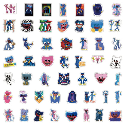 100PCS Cartoon Bobby's Playtime Doodle Stickers Personalised Fashion Creative Trend DIY Exquisite Decoration Decals Toys Bicycle Skateboards Cars Helmets Laptops Popular Stickers
