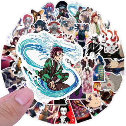 50PCS Cartoon New Japanese Anime Ghost Slayer: Blade Graffiti Creative StickerGuitar Computer Waterproof Sticker