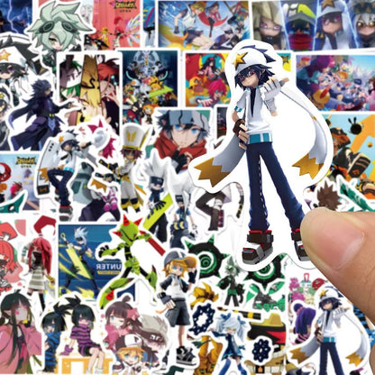 50PCS Animation Convex World Personalized Graffiti Stickers DIY Laptop Handbook Water Cup