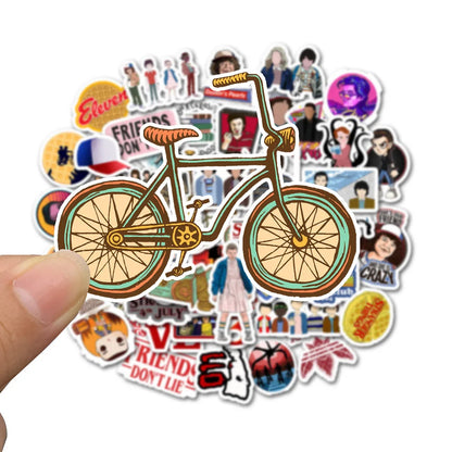 50PCS Cartoon Graffiti Personalized Luggage Car Helmet Water Cup Mobile Phone Shell Guitar Sticker Decoration