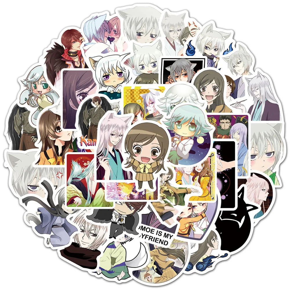 50PCS Kamisama Love Anime Manga Sticker Kids Gift Graffiti DIY Diary Skateboard Laptop Ipad Waterproof Sticker