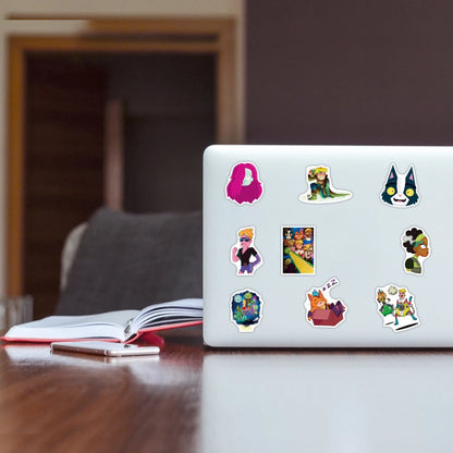 50PCS End of Space Cartoon Cool Decal Sticker Toy DIY Luggage Laptop Ipad Skateboard Helmet Exquisite Sticker