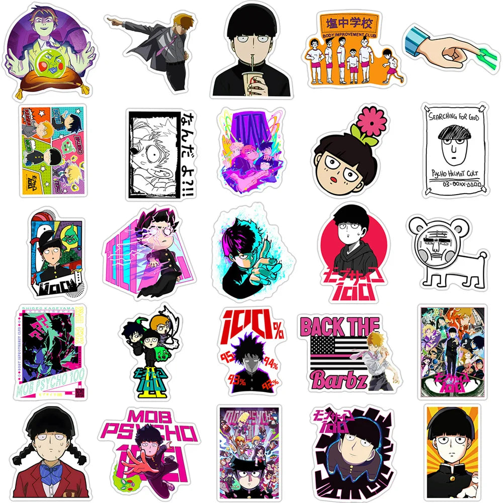 50PCS Riman Psionic 100% Graffiti Waterproof Sticker Personality Creative Trend Decal Skateboard Water Cup Guitar