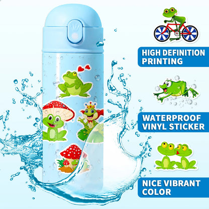 50PCS Cartoon Animal Frog Sticker Graffiti iPad Luggage  Car Guitar DIY Personalized Wall Sticker Toy Decoration