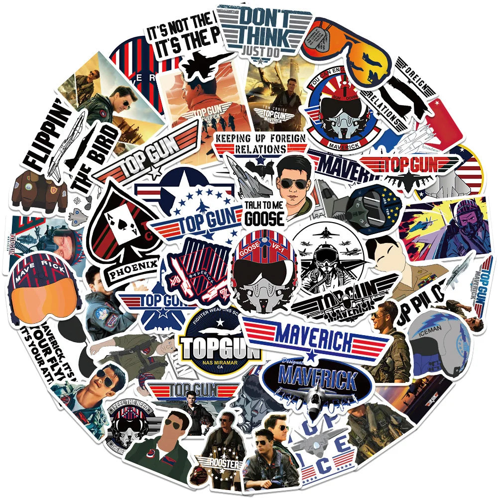 50 pieces of gorgeous and unique graffiti stickers, personalized and fashionable DIY exquisite creative trend decorative stickers, mugs, toys, skateboards, helmets, guitars, and popular stickers