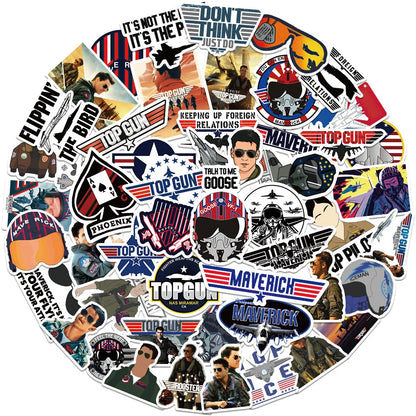 50 pieces of gorgeous and unique graffiti stickers, personalized and fashionable DIY exquisite creative trend decorative stickers, mugs, toys, skateboards, helmets, guitars, and popular stickers
