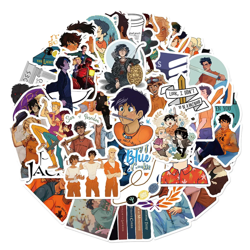 50 pieces of cartoon character boy graffiti stickers, personalized, fashionable and creative DIY exquisite decorative stickers, toys, refrigerators, skateboards, mugs, helmets, guitars, popular stickers
