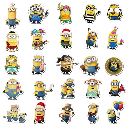 50PCS Classic Anime Doodle Stickers for Water Bottles, Helmets, Skateboards, Bags, and More Exquisite Desktop and Holiday Decor Decals