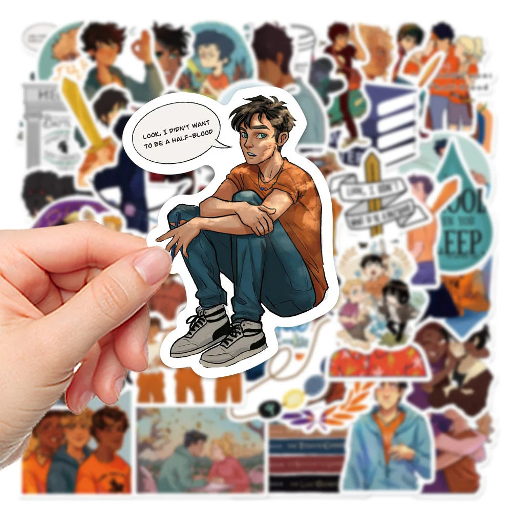 50 pieces of cartoon character boy graffiti stickers, personalized, fashionable and creative DIY exquisite decorative stickers, toys, refrigerators, skateboards, mugs, helmets, guitars, popular stickers