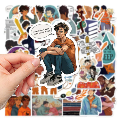 50 pieces of cartoon character boy graffiti stickers, personalized, fashionable and creative DIY exquisite decorative stickers, toys, refrigerators, skateboards, mugs, helmets, guitars, popular stickers