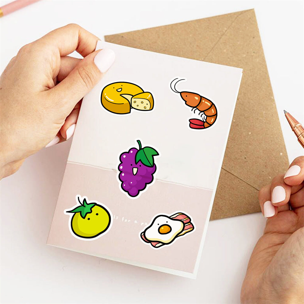 50PCS Infant Food Semiotics Stickers - Weaning Culture Decals for Maternal Anxiety Maps, Puree Politics Journals & First Bite Archives