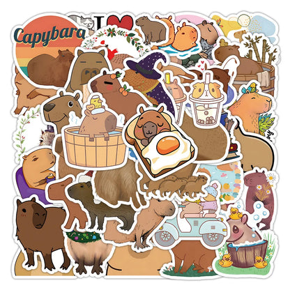 50PCS Cartoon Banana Sticker Graffiti Plant iPad Desk Notebook Helmet  Computer Pattern Scrapbook Toy Decoration