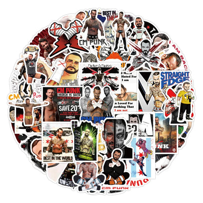 50PCS Boxing League Brooks Graffiti Stickers Cup Laptop Luggage Children Toys Waterproof Exquisite Stickers
