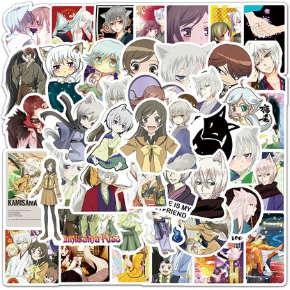 50PCS Kamisama Love Anime Manga Sticker Kids Gift Graffiti DIY Diary Skateboard Laptop Ipad Waterproof Sticker