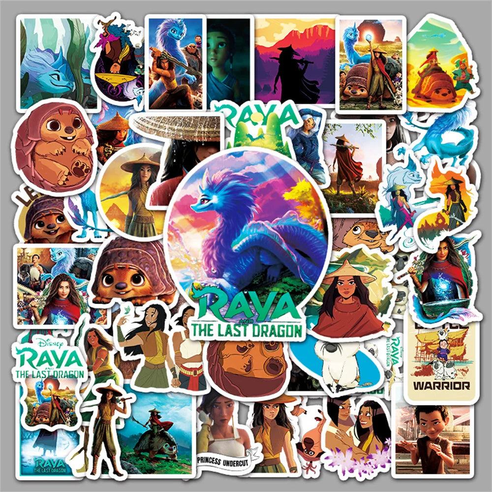 50PCS New Dragon Legend Cartoon Creative Sticker Water Cup Suitcase Computer Car Skateboard  Waterproof  Sticker