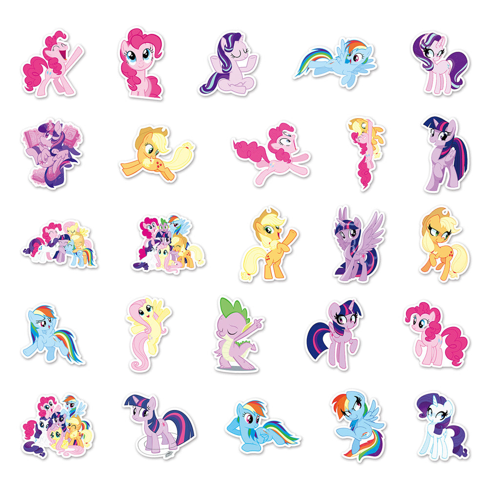 50PCS Rainbow Unicorn Stickers - Magical Fantasy Decals for Laptops, Water Bottles, Planners & Birthday Party Favors