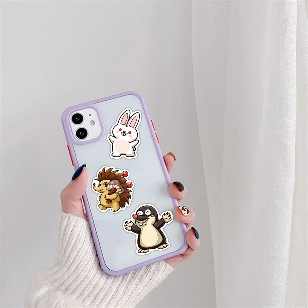 100PCS Cartoon Cute Animal Graffiti Stickers Personalized Creative Decorative Stickers Skateboards Guitar Laptop Refrigerator Luggage Fashion Popular Decals Gift Toys