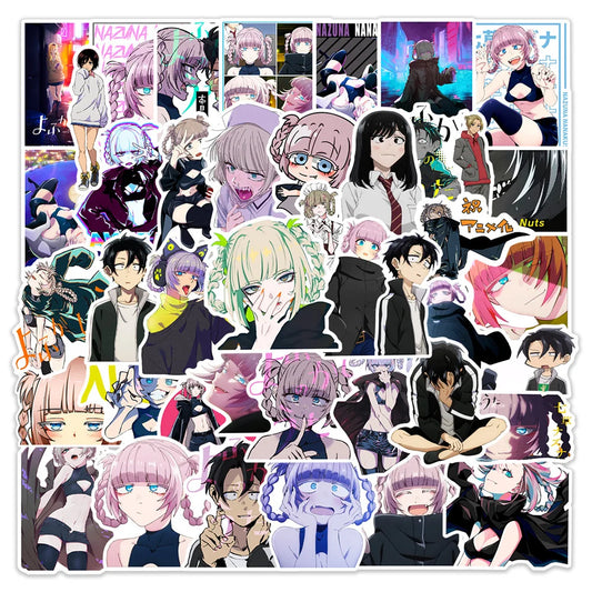 50PCS Anime All Night Song Vampire Graffiti Waterproof Sticker Personality Creative Trend Decal Skateboard Guitar