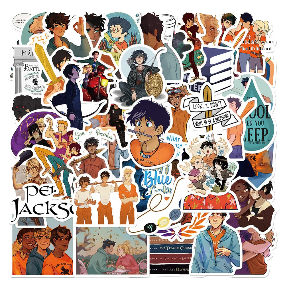 50 pieces of cartoon character boy graffiti stickers, personalized, fashionable and creative DIY exquisite decorative stickers, toys, refrigerators, skateboards, mugs, helmets, guitars, popular stickers