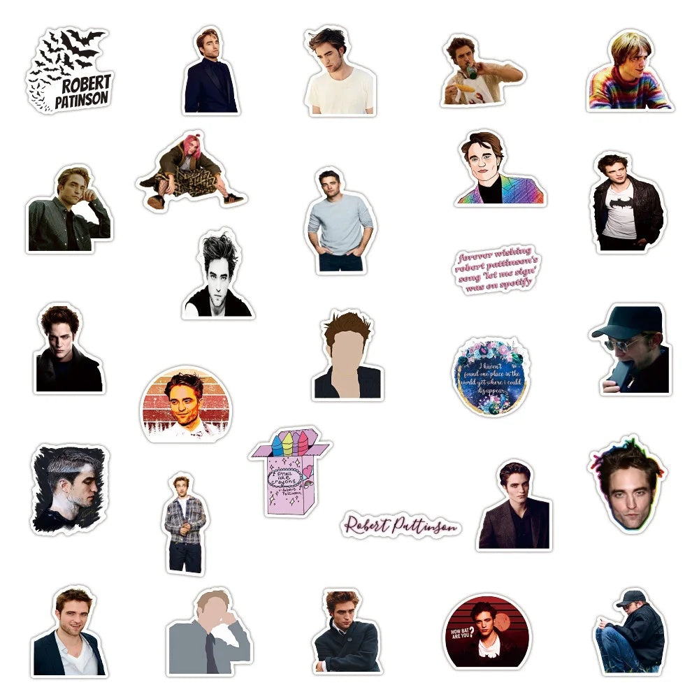 50PCS Twilight TV Series Graffiti Stickers for Notebooks, Refrigerators, Skateboards, Holiday Gifts, Decorative Decals, Toys