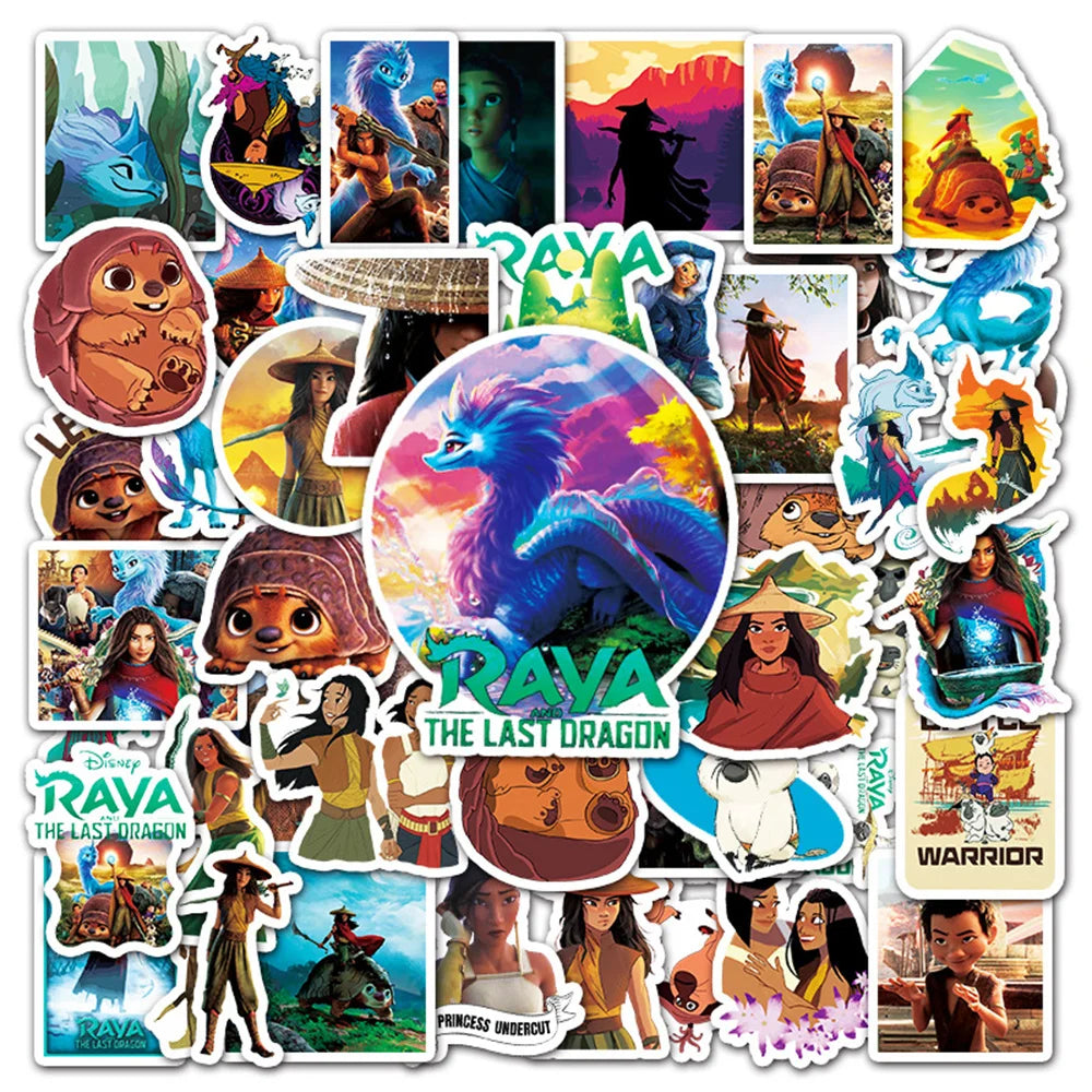 50PCS New Dragon Legend Cartoon Creative Sticker Water Cup Suitcase Computer Car Skateboard  Waterproof  Sticker